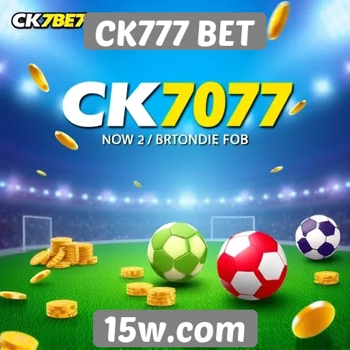 Promoções e bônus atraentes no CK777 BET